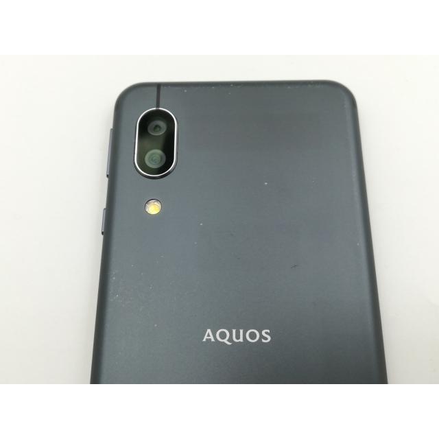 中古】SHARP au 【SIMロック解除済み】 AQUOS sense3 ブラック 4GB