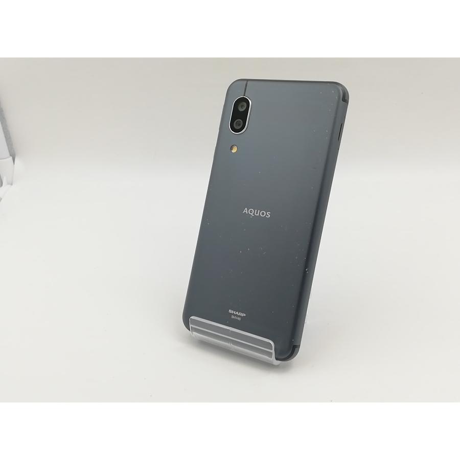 中古】SHARP au 【SIMロック解除済み】 AQUOS sense3 ブラック 4GB