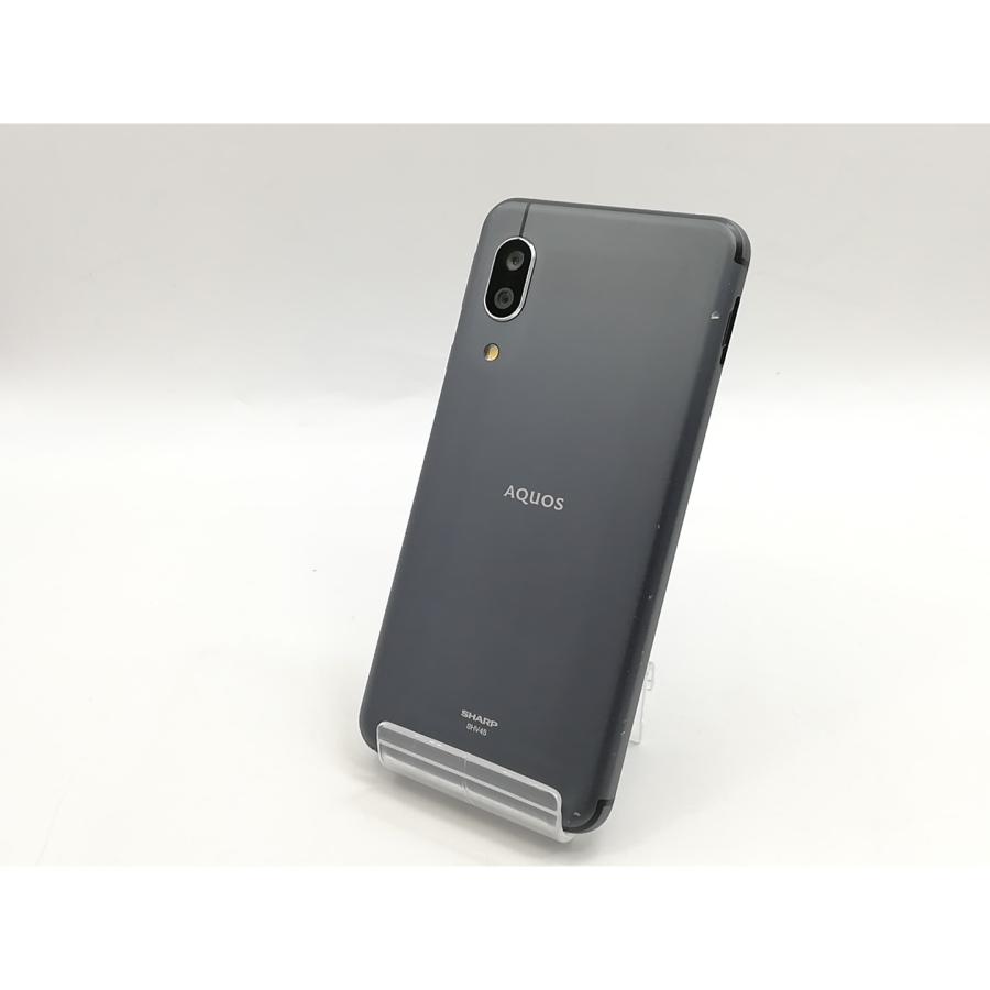 中古】SHARP au 【SIMロック解除済み】 AQUOS sense3 ブラック 4GB