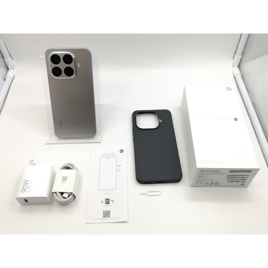 中古】Xiaomi 国内版 【SIMフリー】 Xiaomi 15T Pro グレー 12GB 256GB