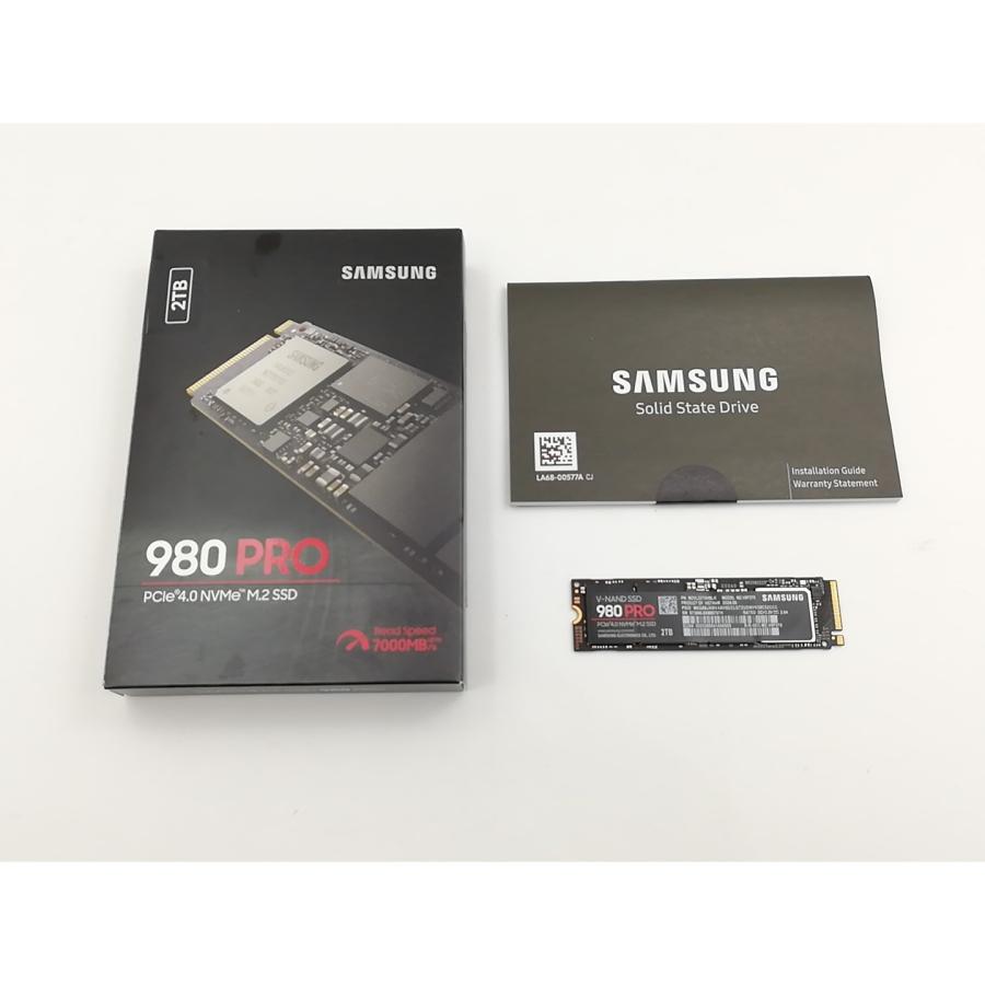中古】SAMSUNG 980 Pro (MZ-V8P2T0B/IT) 2TB/M.2 2280(PCIe4.0 NVMe