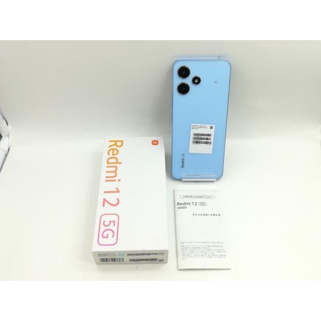 中古】Xiaomi au 【SIMフリー】 Redmi 12 5G 4GB 128GB スカイブルー