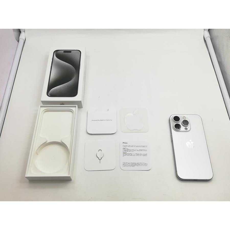 中古】Apple 国内版 【SIMフリー】 iPhone 15 Pro 256GB ホワイト