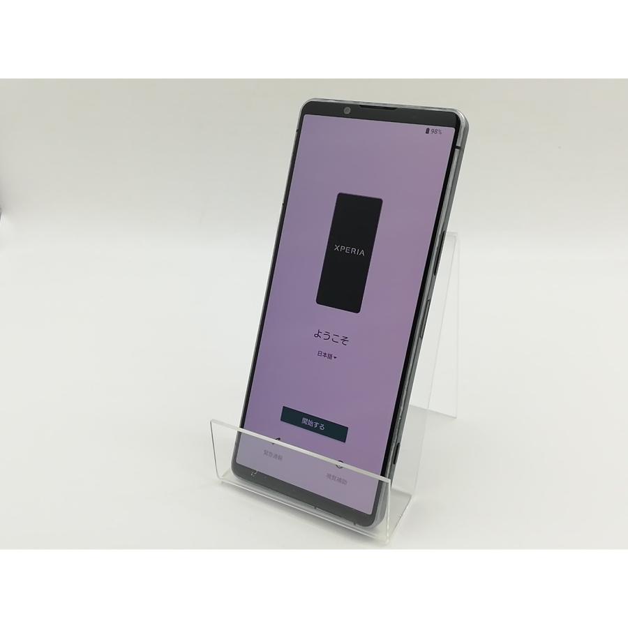 中古】SONY au 【SIMフリー】 Xperia 5 IV 8GB 128GB SOG09 ブラック