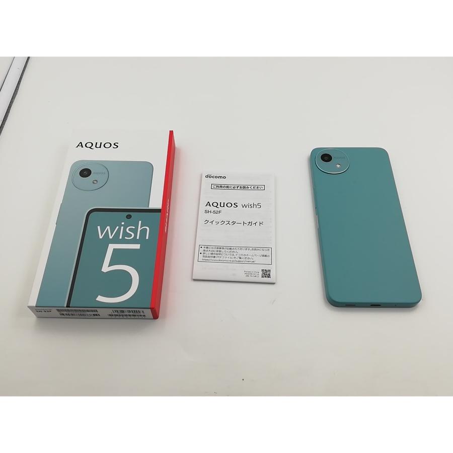 未使用】SHARP docomo 【SIMフリー】 AQUOS wish5 ワカバ 4GB 64GB SH