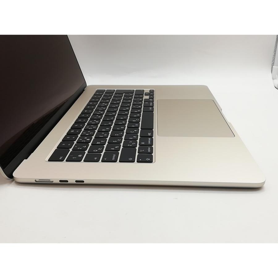【中古】Apple MacBook Air 15インチ (M4,2025) M4(CPU:10C/GPU:10C) 16GB/256GB スターライト MW1J3J/A【福岡筑紫】保証期間１ヶ月【ランクB】の画像