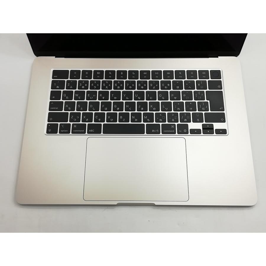 【中古】Apple MacBook Air 15インチ (M4,2025) M4(CPU:10C/GPU:10C) 16GB/256GB スターライト MW1J3J/A【福岡筑紫】保証期間１ヶ月【ランクB】の画像