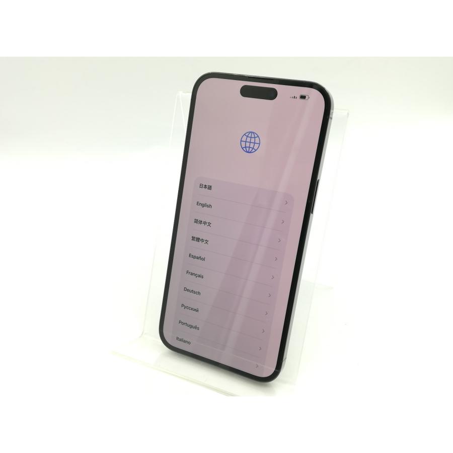 【中古】Apple docomo 【SIMフリー】 iPhone 14 Pro Max 256GB スペースブラック MQ9A3J/A【アリオ倉敷】保証期間１ヶ月【ランクB】の画像