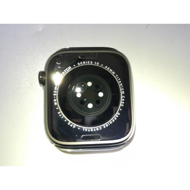 【中古】Apple Apple Watch Series10 46mm Cellular ナチュラルチタニウムケース (バンド無し)【福岡筑紫】保証期間１ヶ月【ランクA】の画像