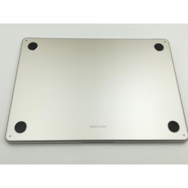 【中古】Apple MacBook Air 13インチ CTO (M2,2022) スターライト M2(CPU:8C/GPU:8C)/24G/512G/30W AC【福岡筑紫】保証期間１ヶ月【ランクA】の画像