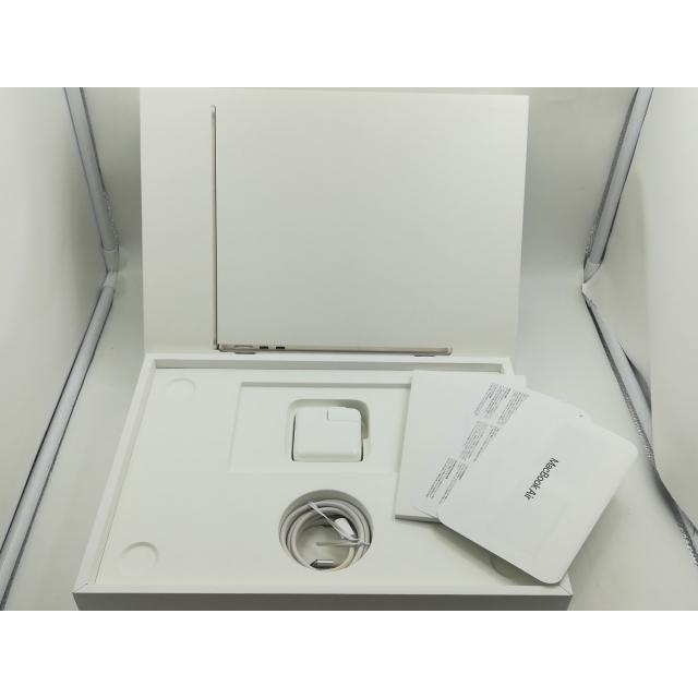 【中古】Apple MacBook Air 13インチ CTO (M2,2022) スターライト M2(CPU:8C/GPU:8C)/24G/512G/30W AC【福岡筑紫】保証期間１ヶ月【ランクA】の画像