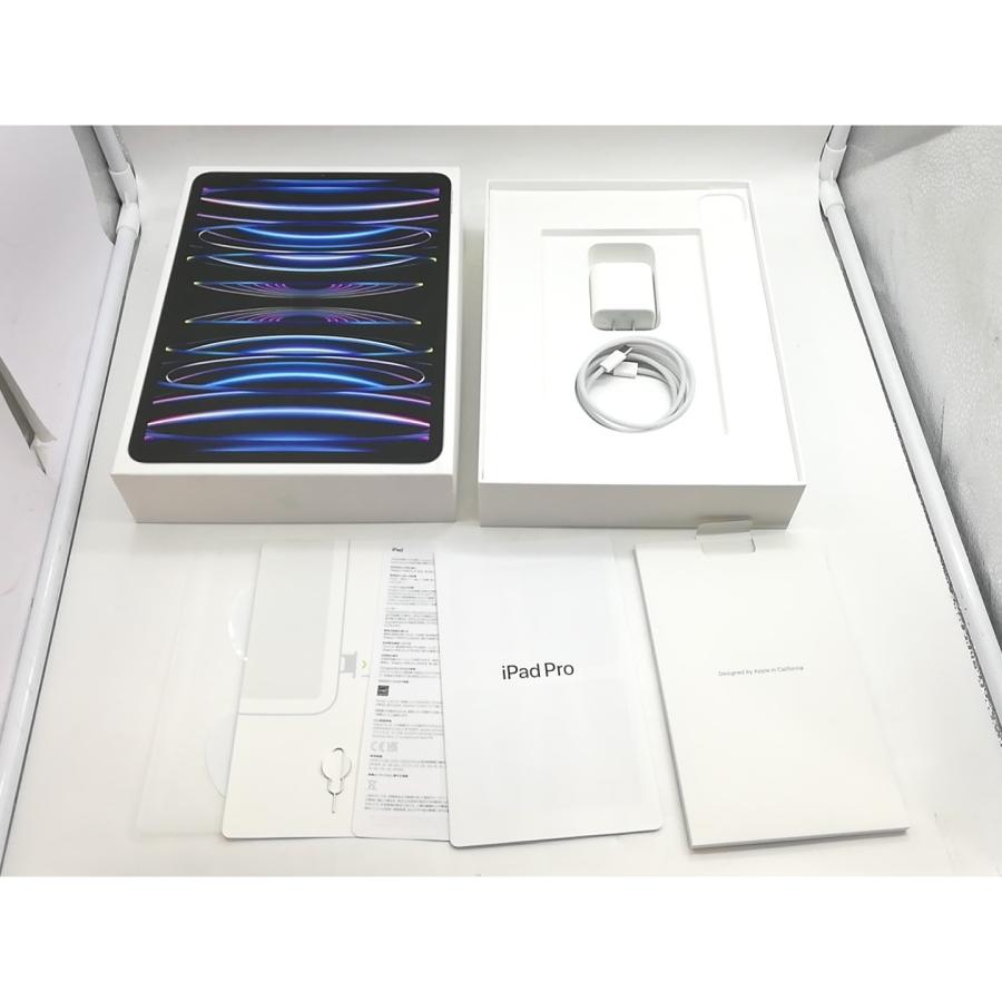 【中古】Apple 国内版 【SIMフリー】 11インチ iPad Pro（第4世代/2022） 256GB シルバー MNYF3J/A【福岡筑紫】保証期間１ヶ月【ランクA】の画像