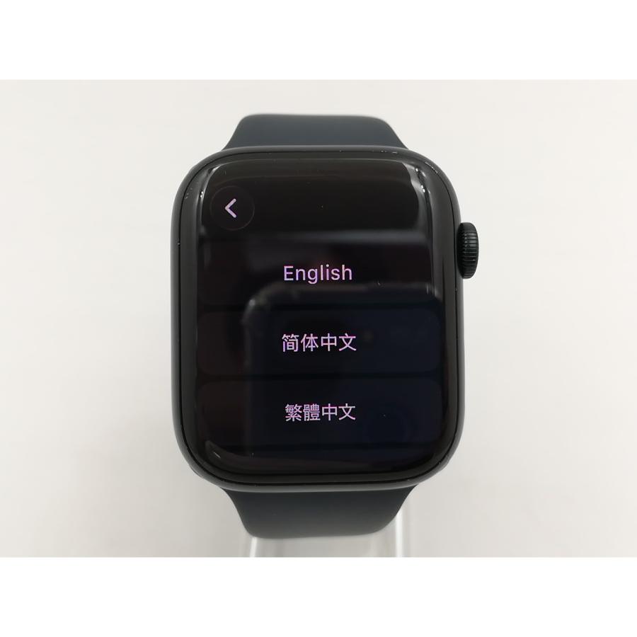 中古】Apple Watch Series9 45mm Cellular ミッドナイトアルミニウム 