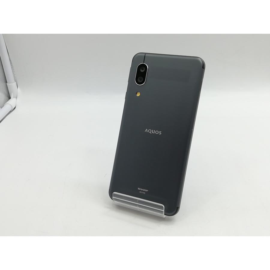 中古】SHARP au 【SIMロック解除済み】 AQUOS sense3 ブラック 4GB