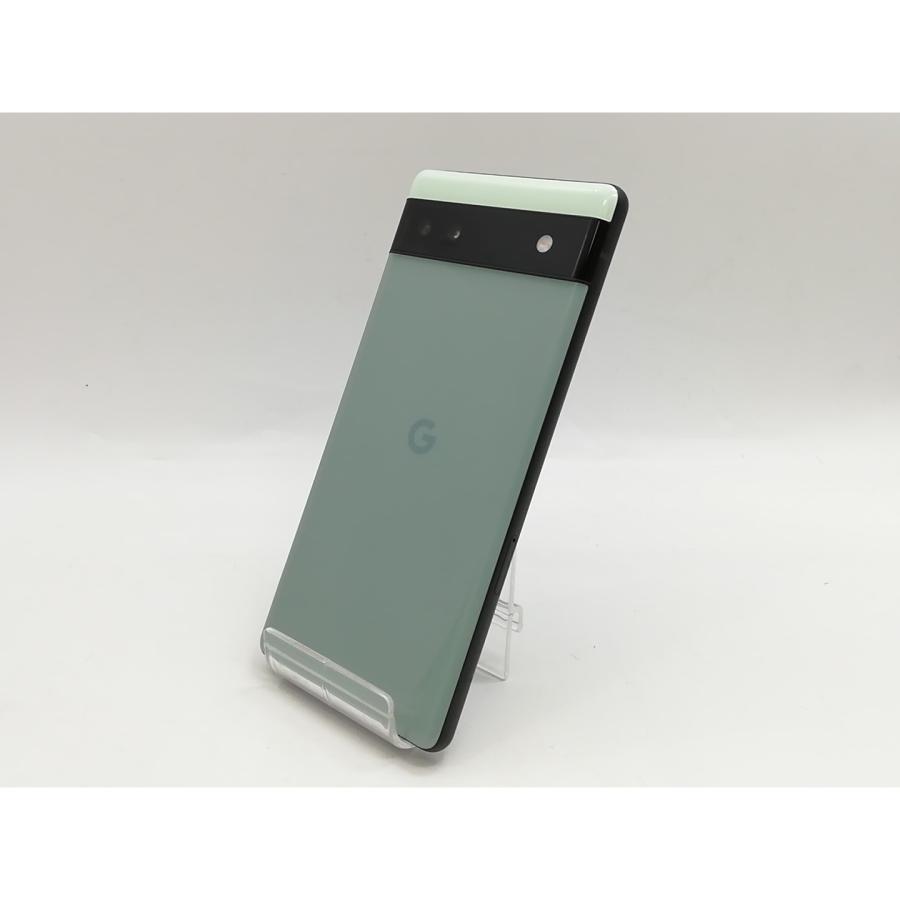 中古】Google au 【SIMフリー】 Pixel 6a セージ 6GB 128GB GB17L