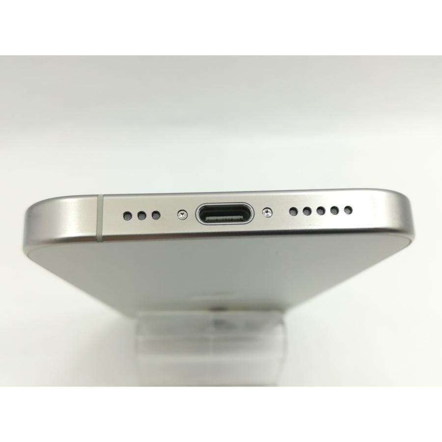 【中古】Apple SoftBank 【SIMフリー】 iPhone 15 Pro 128GB ホワイトチタニウム MTU83J/A【福岡筑紫】保証期間１ヶ月【ランクA】の画像