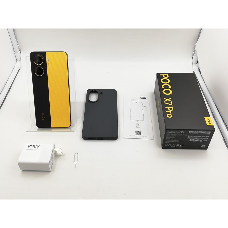 中古】Xiaomi 【SIMフリー】 Poco X7 Pro イエロー 12GB 512GB