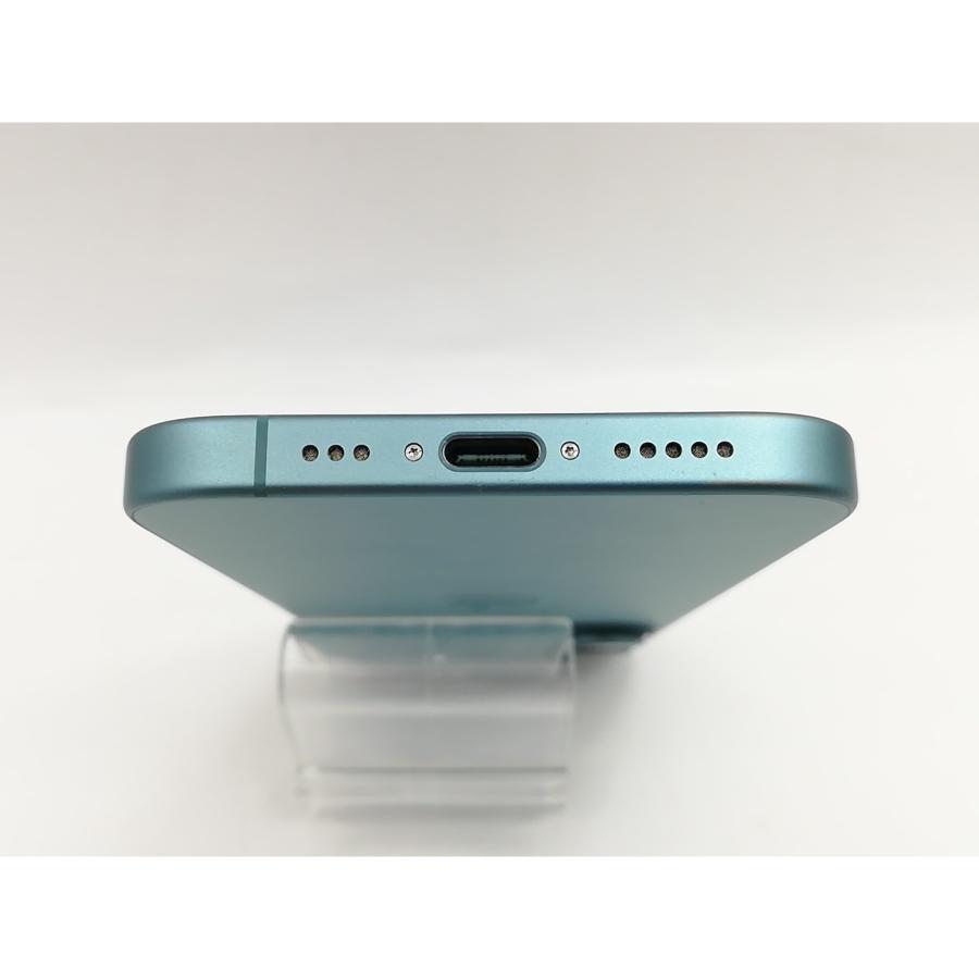 【中古】Apple docomo 【SIMフリー】 iPhone 16 256GB ティール MYE13J/A【福岡筑紫】保証期間１ヶ月【ランクA】の画像