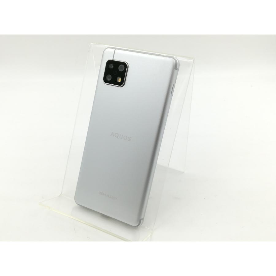 中古】SHARP OCN 【SIMフリー】 AQUOS sense4 シルバー 4GB 64GB SH