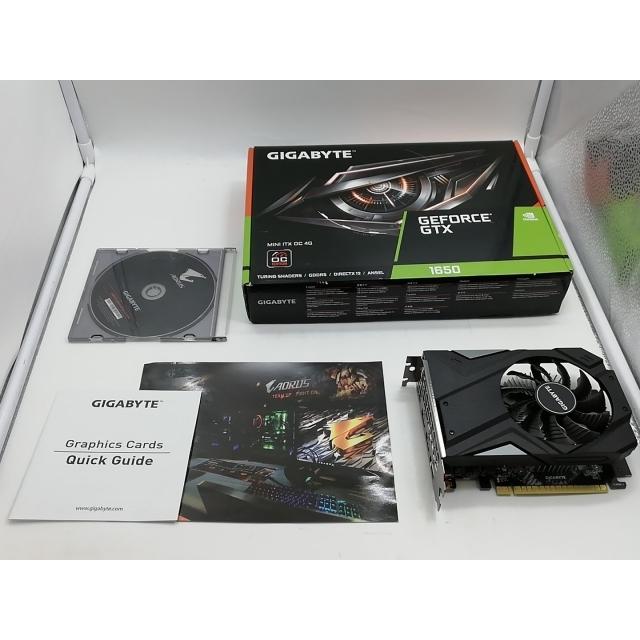 中古】GIGABYTE GeForce GTX 1650 MINI ITX OC 4G(GV-N1650IXOC-4GD