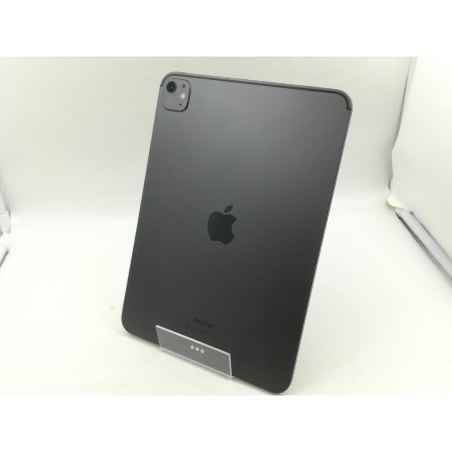 【中古】Apple 【Wi-Fi】 11インチ iPad Pro（M4/2024） 256GB スペースブラック 標準ガラス MVV83J/A【福岡筑紫】保証期間１ヶ月【ランクA】の画像