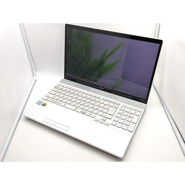 中古】Fujitsu LIFEBOOK AH AH53/B3 FMVA53B3W プレミアムホワイト 