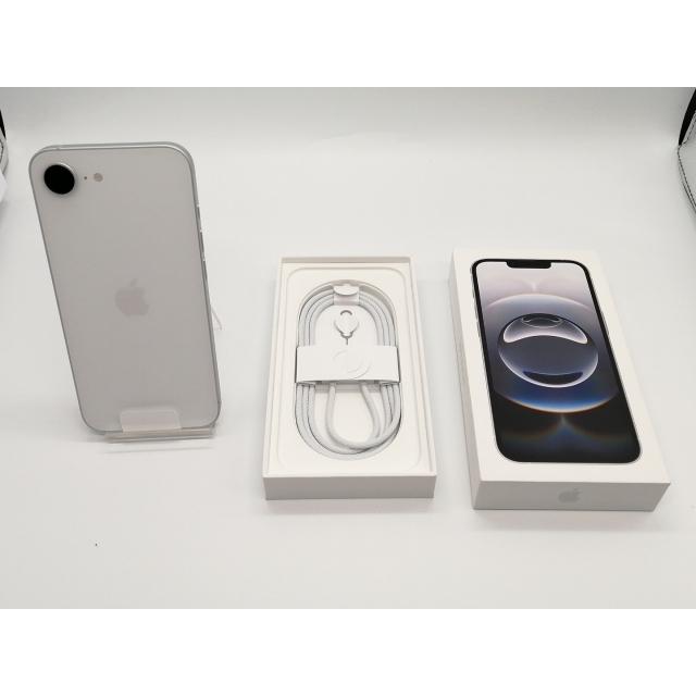 【未使用】Apple docomo 【SIMフリー】iPhone 16e 128GB ホワイト MD1R4J/A【小倉駅前】保証期間３ヶ月の画像