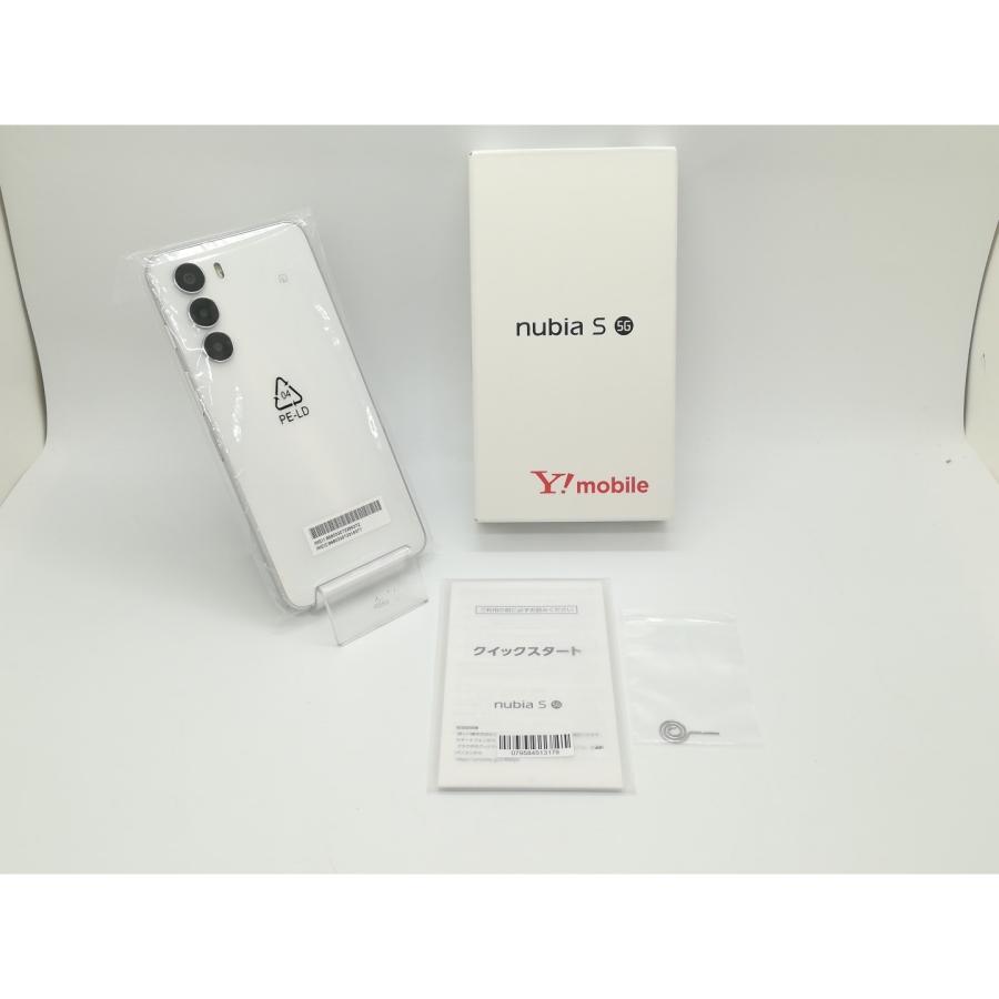 未使用】ZTE ymobile 【SIMフリー】 nubia S 5G 4GB 128GB ホワイト