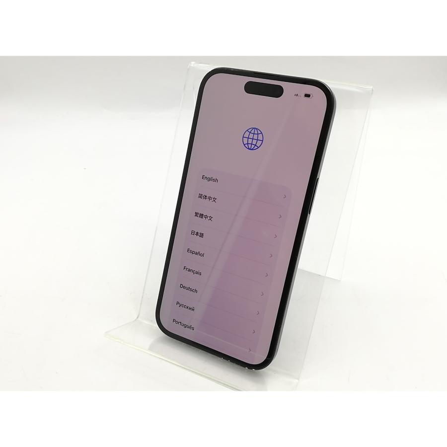 中古】Apple SoftBank 【SIMフリー】 iPhone 15 128GB ブラック MTMH3J