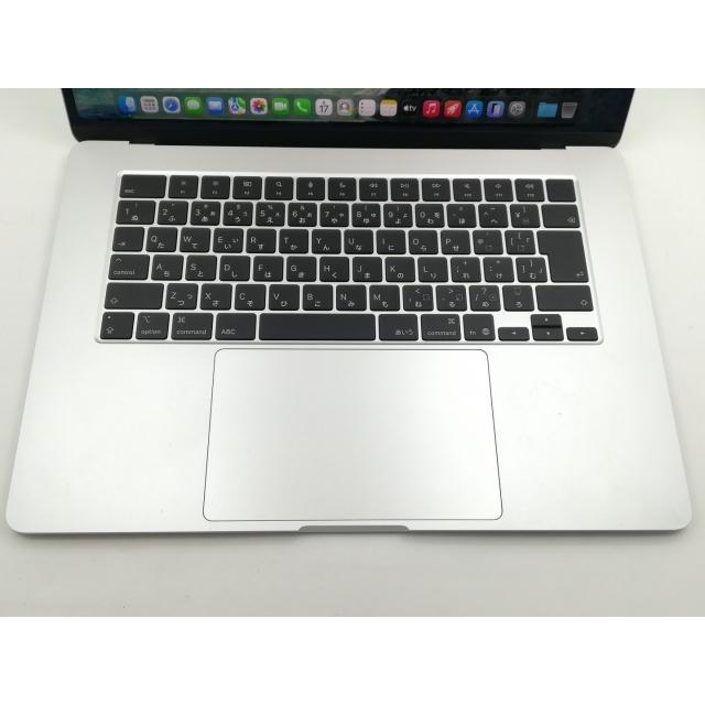 【中古】Apple MacBook Air 15インチ (M4,2025) M4(CPU:10C/GPU:10C) 16GB/256GB シルバー MW1G3J/A【福岡筑紫】保証期間１ヶ月【ランクA】の画像