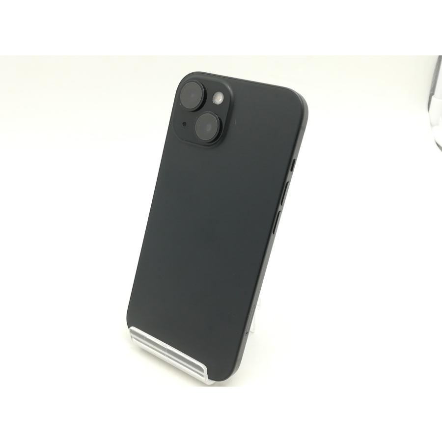 【中古】Apple SoftBank 【SIMフリー】 iPhone 15 128GB ブラック MTMH3J/A【福岡筑紫】保証期間１ヶ月【ランクB】の画像