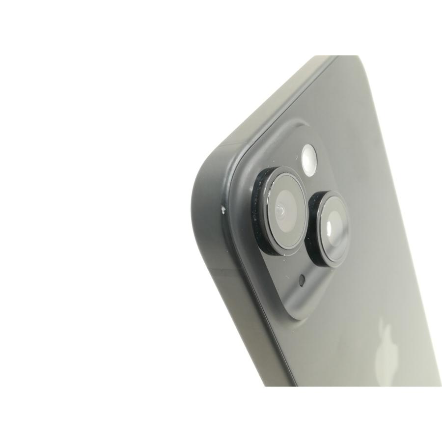 【中古】Apple SoftBank 【SIMフリー】 iPhone 15 128GB ブラック MTMH3J/A【福岡筑紫】保証期間１ヶ月【ランクB】の画像