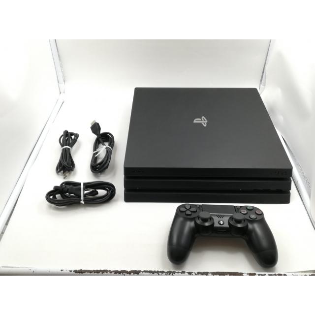 中古】SONY PlayStation4 Pro ジェット・ブラック 1TB CUH-7200BB01
