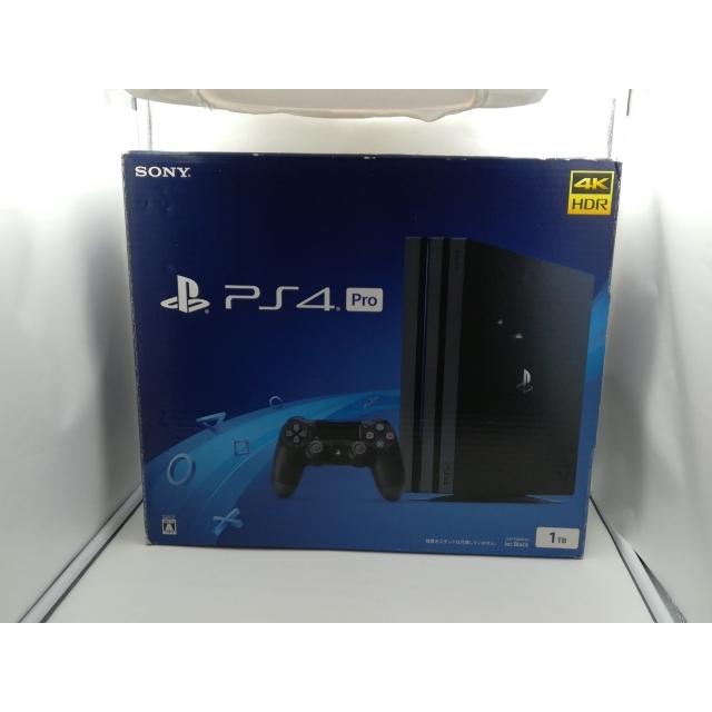 中古】SONY PlayStation4 Pro ジェット・ブラック 1TB CUH-7200BB01