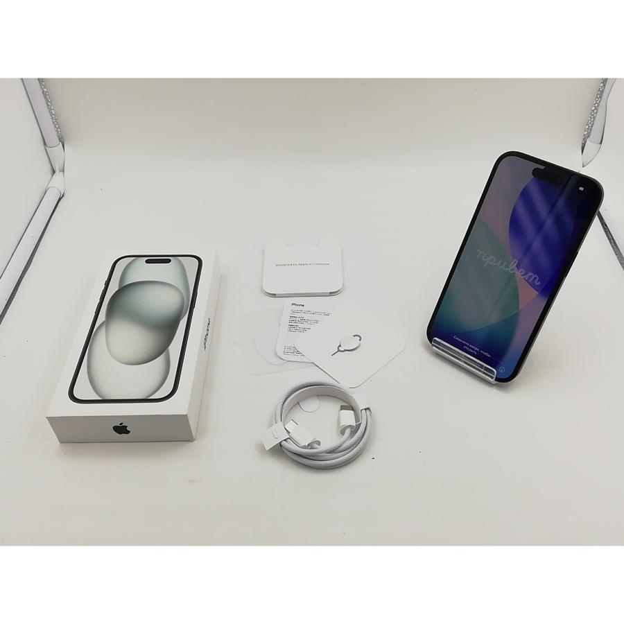 【中古】Apple 国内版 【SIMフリー】 iPhone 15 256GB ブラック MTMN3J/A【福岡筑紫】保証期間１ヶ月【ランクB】の画像