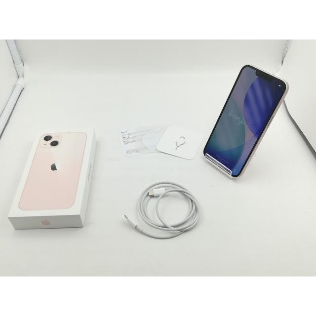 【中古】Apple 国内版 【SIMフリー】 iPhone 13 128GB ピンク MLNE3J/A【福岡筑紫】保証期間１ヶ月【ランクA】の画像