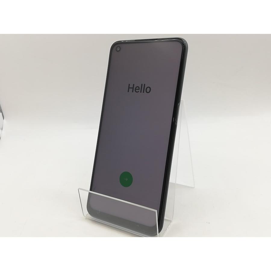中古】Oppo au 【SIMロック解除済み】 OPPO A54 5G シルバーブラック