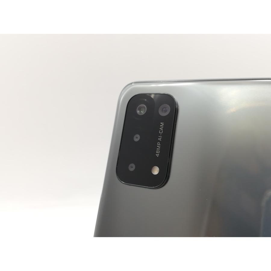 中古】Oppo au 【SIMロック解除済み】 OPPO A54 5G シルバーブラック