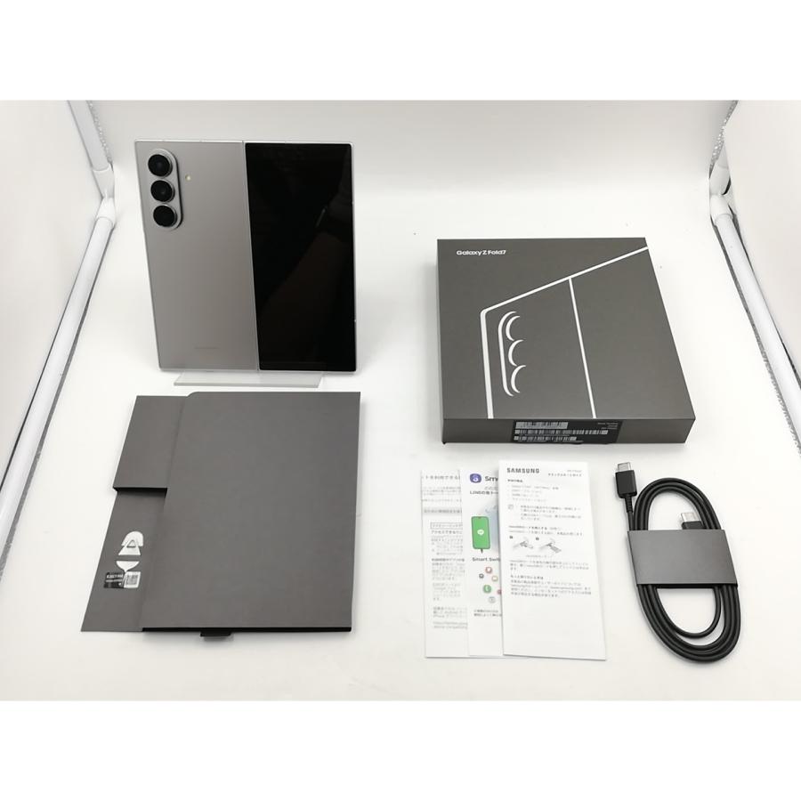 中古】SAMSUNG 国内版 【SIMフリー】 Galaxy Z Fold7 シルバーシャドウ