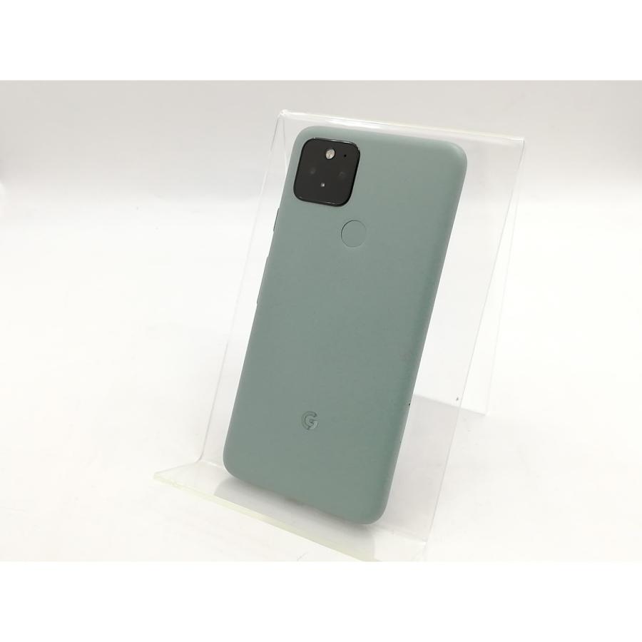 中古】Google 国内版 【SIMフリー】 Pixel 5 Sorta Sage 8GB 128GB