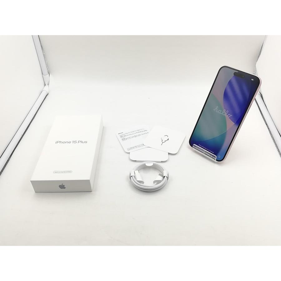 中古】Apple 国内版 【SIMフリー】 iPhone 15 Plus 256GB ピンク