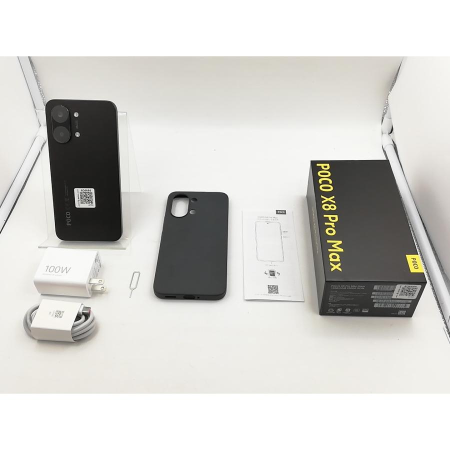 中古】Xiaomi 国内版 【SIMフリー】 POCO X8 Pro Max ブラック 12GB