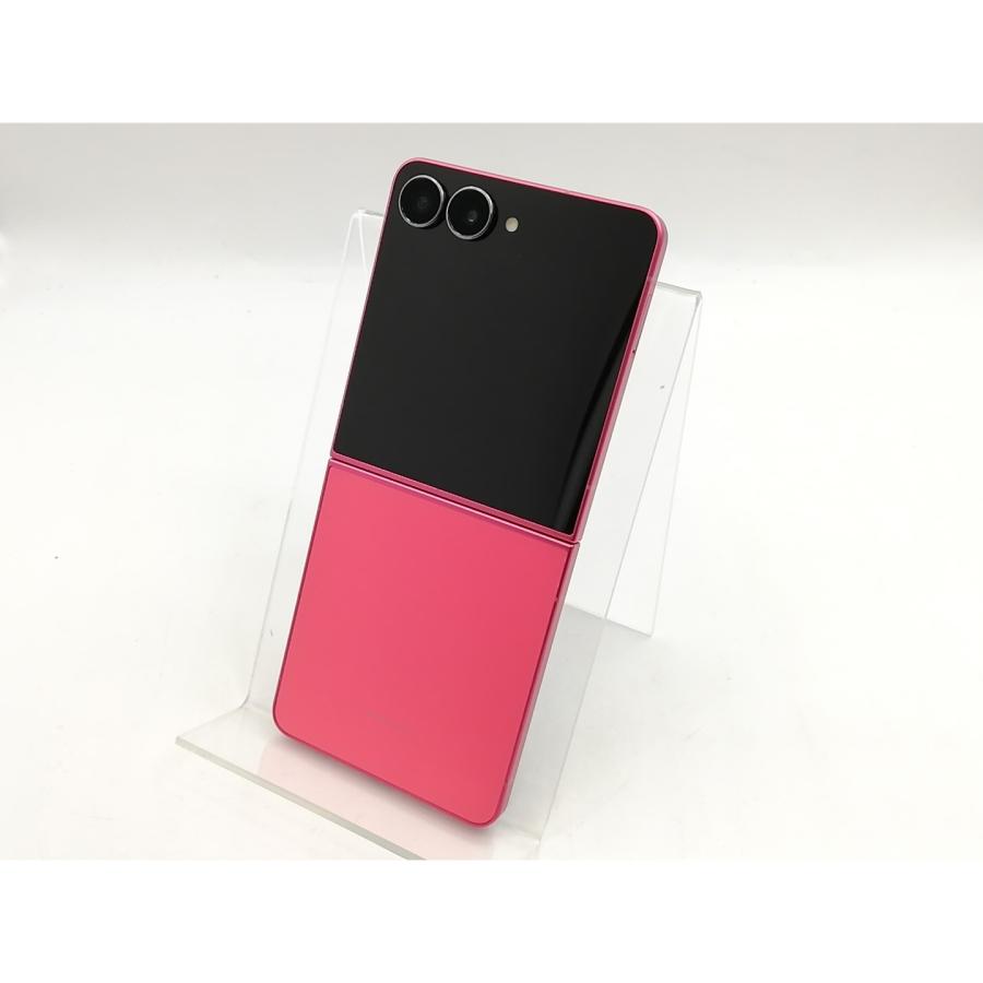 中古】SAMSUNG au 【SIMフリー】 Galaxy Z Flip7 コーラルレッド 12GB