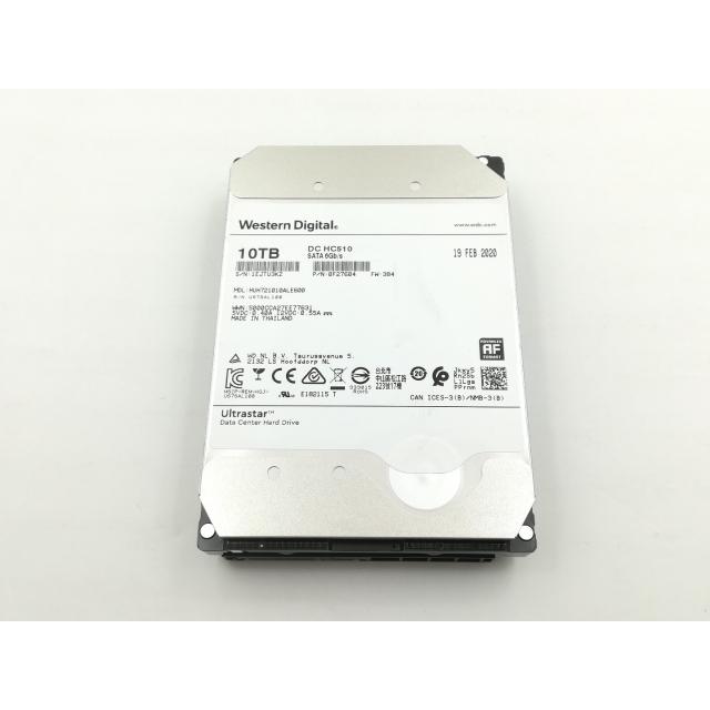 HGST HUH721010ALE600 10TB HDD 動作確認済み 中古】HGST HUH721010ALE600(P/N:0F27604) Ultrastar He10 Standard