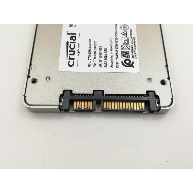 M*介様 crucial CT1000MX500SSD1 2.5” 1TB 中古 中古】Crucial CT1000MX500SSD1 1TB/SSD/6GbpsSATA/2018年1月/3D TLC