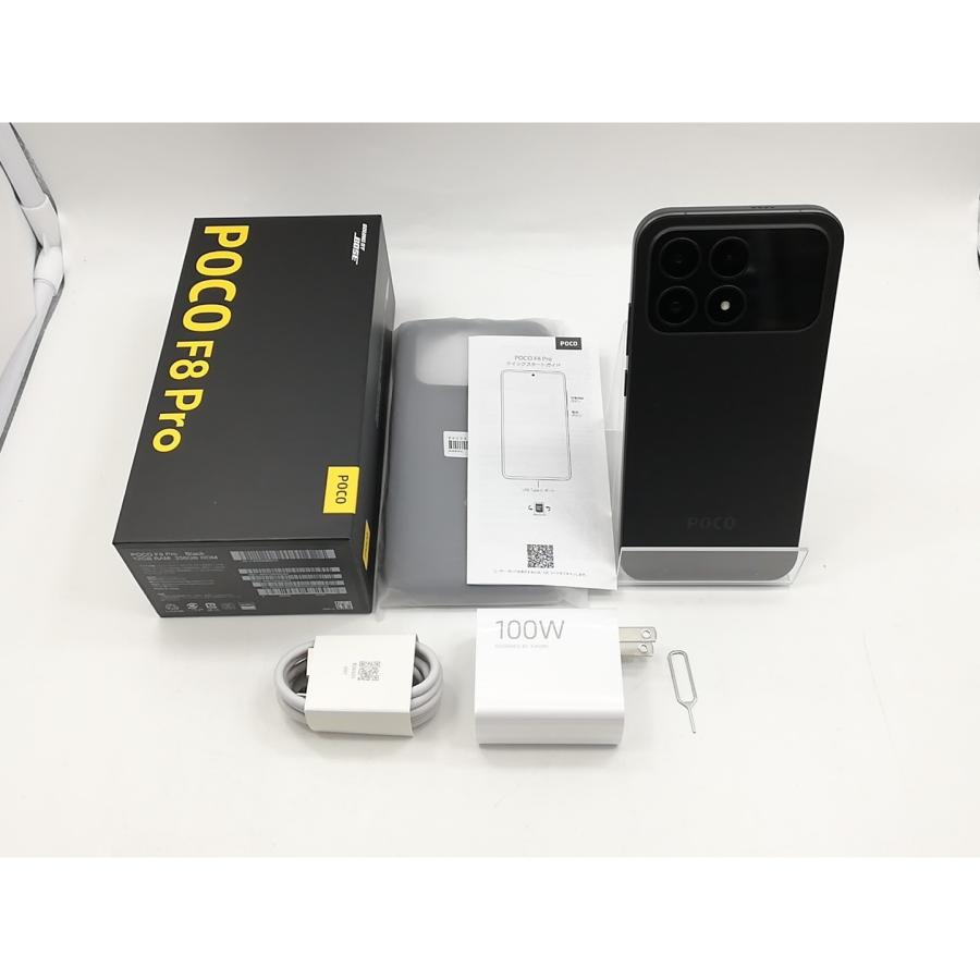 中古】Xiaomi 国内版 【SIMフリー】 POCO F8 Pro ブラック 12GB 256GB