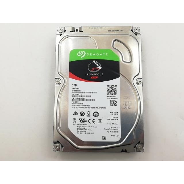 中古】Seagate ST3000VN007 IronWolf 3TB/5900rpm/64MB/6Gbps【福岡