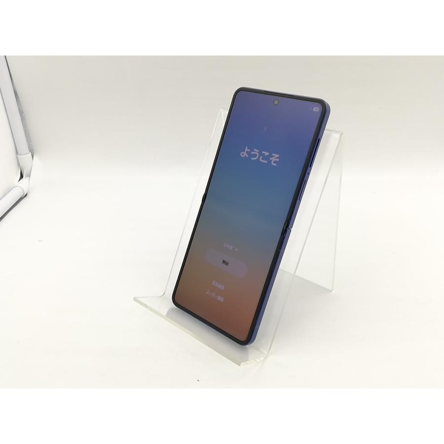 中古】SAMSUNG 国内版 【SIMフリー】 Galaxy Z Flip7 ブルーシャドウ
