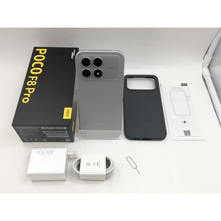 中古】Xiaomi 国内版 【SIMフリー】 POCO F8 Pro チタンシルバー 12GB