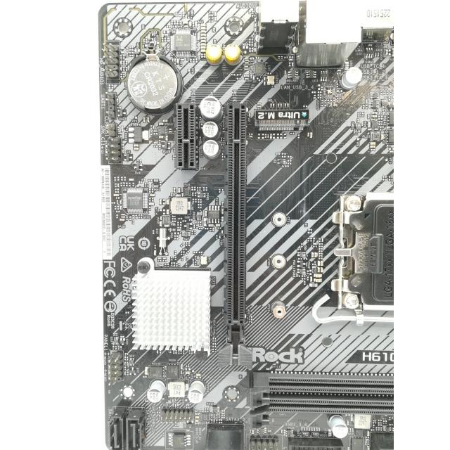中古】ASRock H610M-HVS/M.2 R2.0 (SJ) H610/DDR4/LGA1700/MicroATX